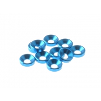 HIROSEIKO 3mm Alloy Countersunk Washer (T-Blue)